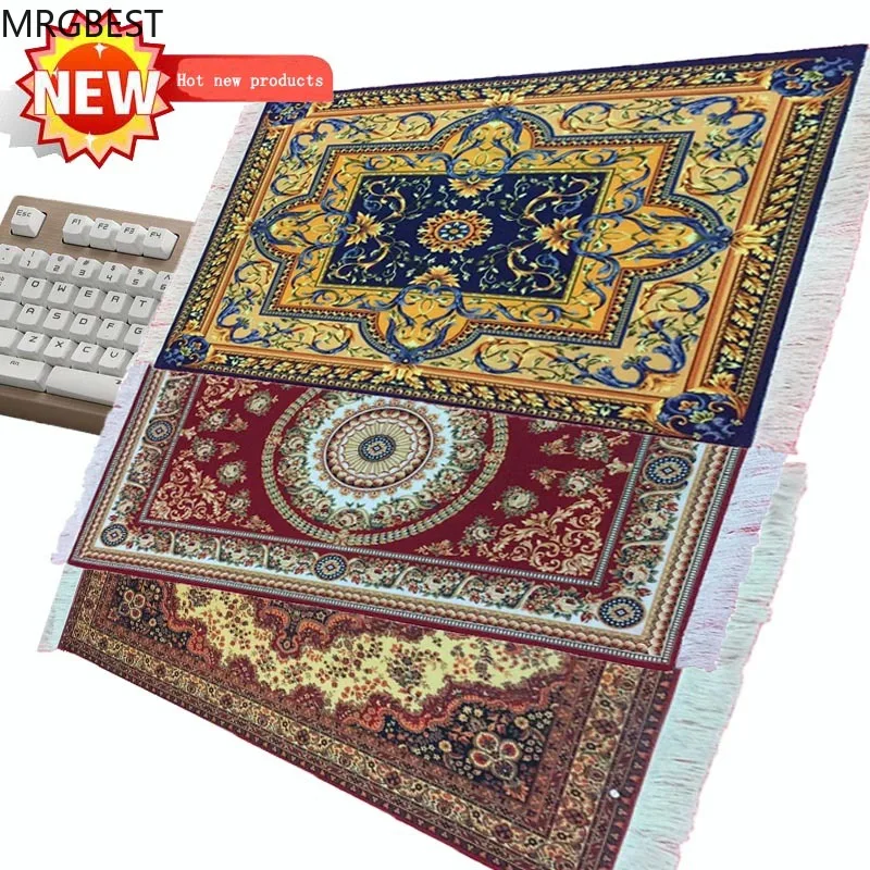 

MRGBEST Persian Carpet Gaming Large Mouse Pad High Quality Notebook with Tassel Keyboard Can Be Used for Table s Pet Mat