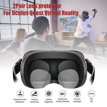 

2 Pair TPU Soft Film Virtual Reality System Accessories Lens Protector HD Clear Film for Oculus Quest Oculus Rift S Oculus Go