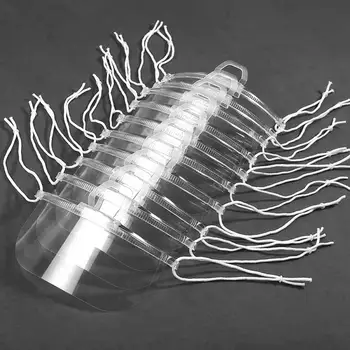 

PET Transparent Anti Haze Masks Catering Special Food Hygiene Plastic Kitchen Restaurant Anti-fog Anti Oil Splash Masks TXTB1