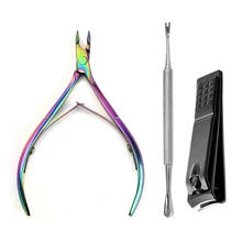 

Stainless Steel Dead Skin Remover Nails Cuticle Pusher Cutter Fork Spoon Scraper Gel Polish Push Manicures Nail Accessory