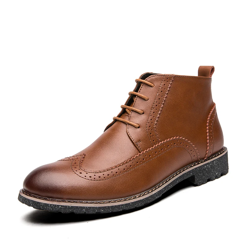 

2019 New Fashion Spring Autumn Men Casual Shoes Breathable Lace-Up Men Flats Shoes Wear Comfortable Male Dress Shoes %A1379