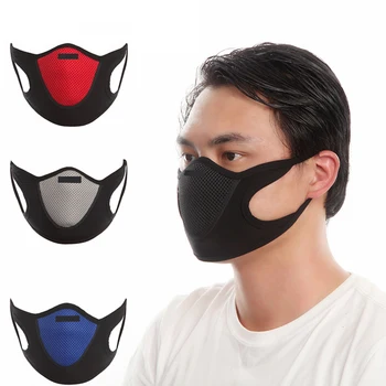 

1PCS Mouth Mask Breathable Cotton Multiuse Cycling Mask Anti-dust Anti-Fog Mask Washable Cotton Mask for Men Women