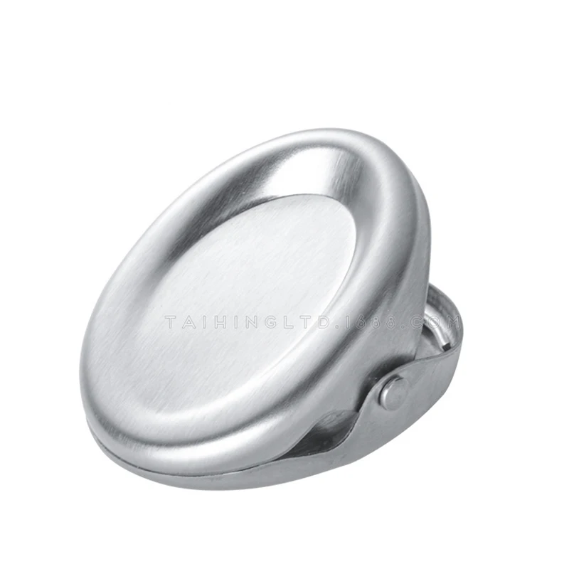 YWY144-Silver 1 шт., нержавеющая сталь, одежда, сушка воздуха, зажим с круглой головкой, многофункциональный, для хранения, уплотнительный зажим, носки и одежда-Проветривание, зажим - Цвет: YWY144-Silver