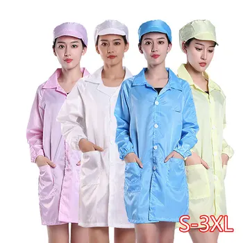 

Anti-Static Coveralls Clothing Cleanroom Dustproof Suit Clean Clothes Clean Food Work Clothing Unisex Protective Overalls