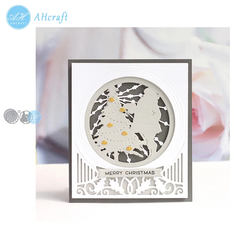 

AHcraft Santa Claus Layering Set Metal Cutting Dies Scrapbook paper craft knife mould blade punch stencils 2019 die cut