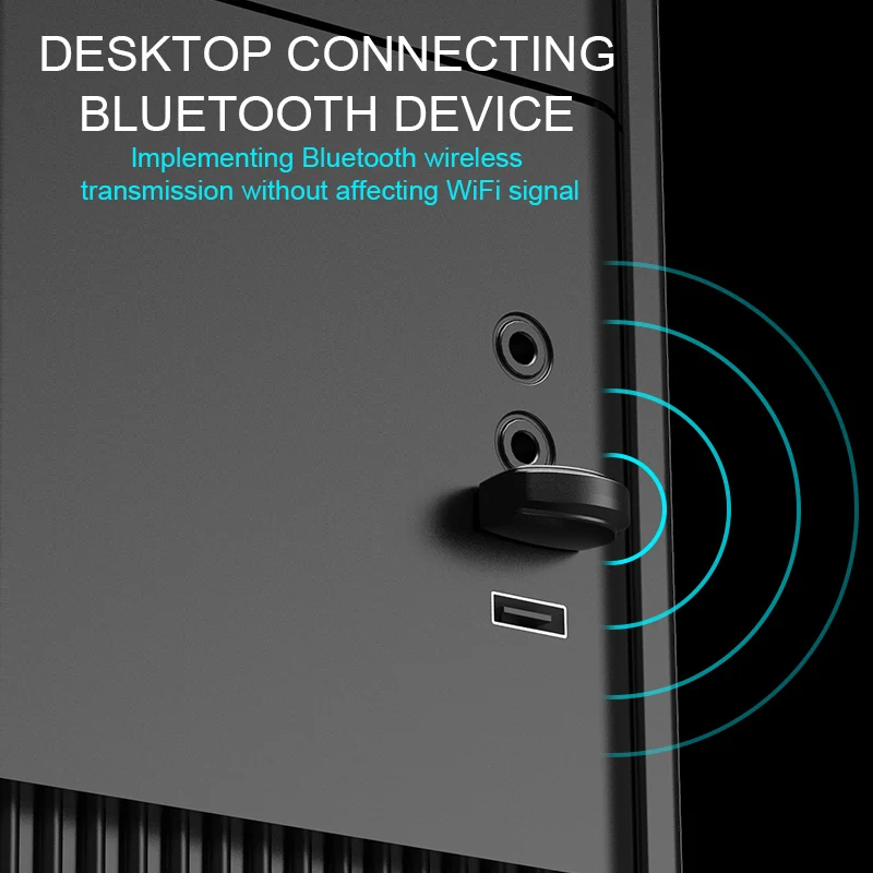 Bluetooth адаптер USB ключ для компьютера ПК беспроводной USB Bluetooth передатчик 5,0 музыкальный приемник Bluetooth адаптер