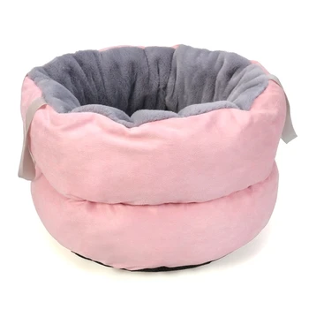 

Portable Soft Dog Bed Kennel Multifunction Cat Cushion House Sleeping Accessory R9JC