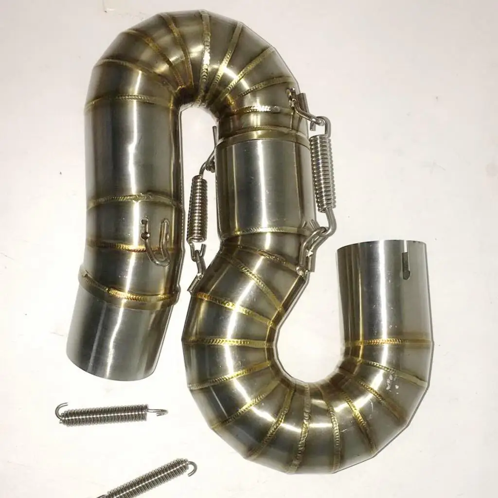 Motorcycle Exhaust Middle Connect Pipe Exhaust Mid Tube For HONDA CBR 1000RR 2008-2011