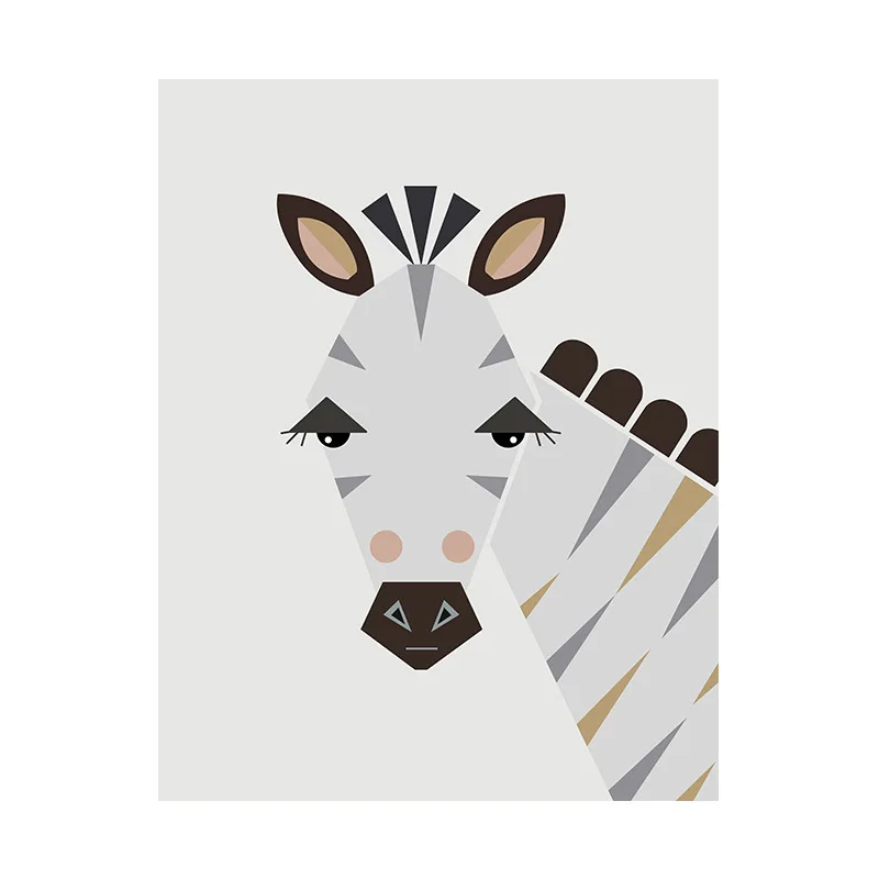 Cartoon-Geometric-Animal-Canvas-Painting-Cute-Elephant-Lion-Tiger-Posters-Simple-Home-Children-s-Room-Kindergarten (5)