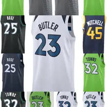 25 Derrick Rose JERSEY 22 Andrew Wiggins 23 Jimmy Butler 32 баскетбольные майки Karl-Anthony Towns