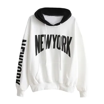 

Coat women's sweatshirt худи hoodies толстовки sports Leisure Long Sleeve Letter Print Hoodie Hooded Pullover Tops Blouse h4