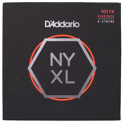 D'Addario 7 струны/8 струны NYXL с никелевой обмоткой Электрогитары набор струн