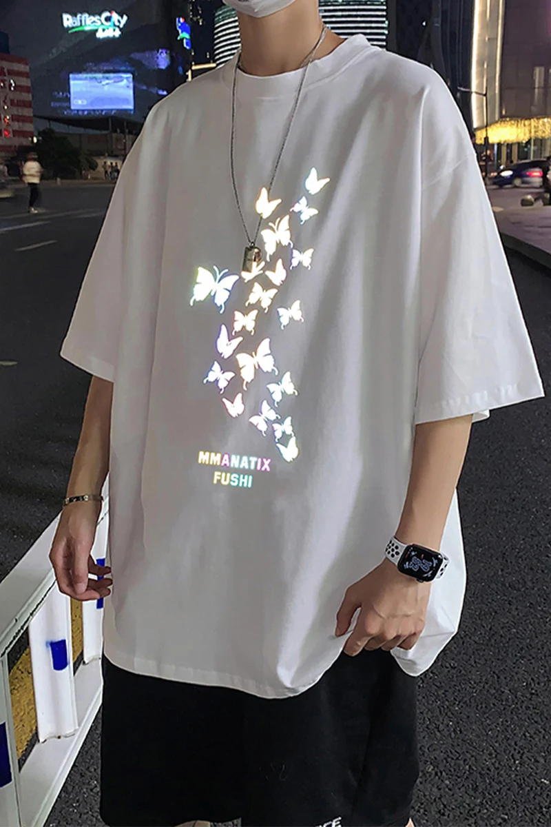 Summer Men's T shirt Night View 