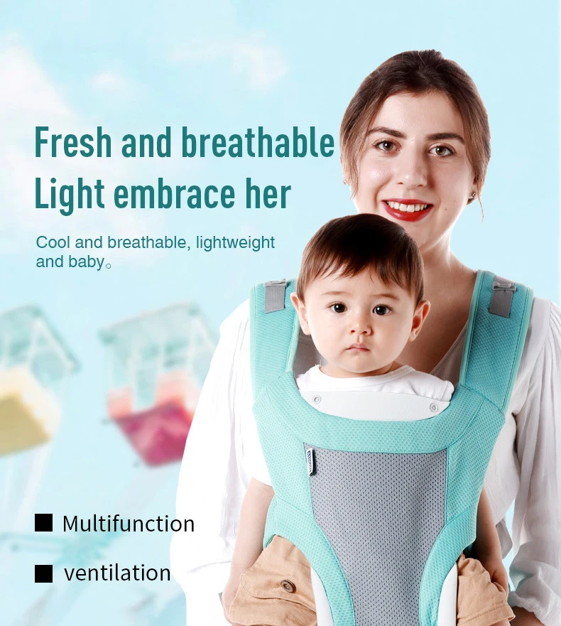 Ergonomische Baby Träger Infant Kid Baby Hipseat Sling Vorne Känguru Baby Wrap Träger für Baby Reise 0- 18 monate