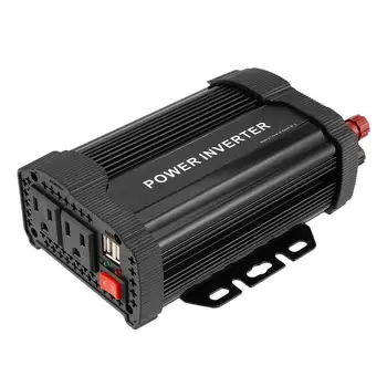 

P-Series 1000W Portable Car Power Inverter DC12V to AC110V Modified Charger Power Converter Adapter for TV DVD Player