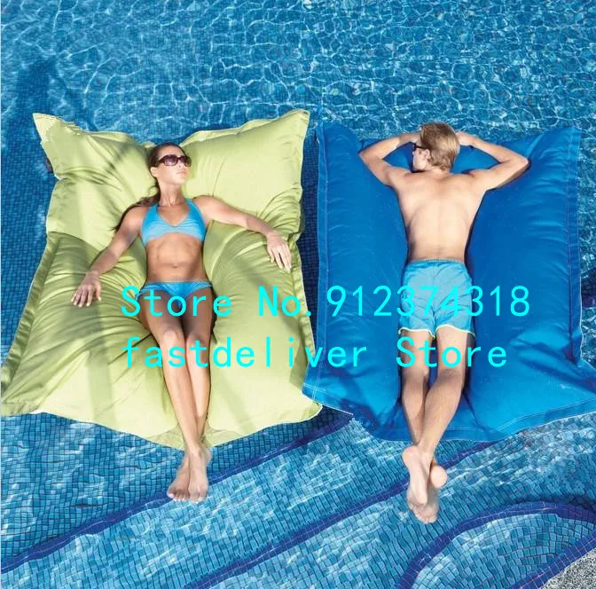 Outdoor and Indoor Water Resistant Floating Pool Sofa Bean Bag Couch,waterproof beanbag chair cover only