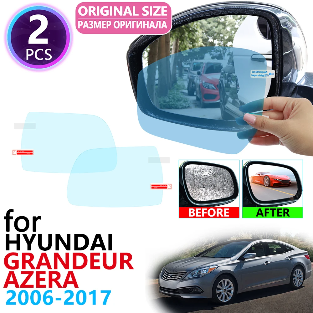 Для hyundai величие Azera TG HG 2006~ полное покрытие Зеркало заднего вида анти-противотуманная пленка аксессуары 2007 2009 2011