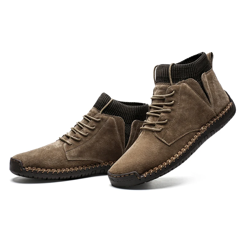 2019 зимняя обувь мужские зимние ботинки высокие кроссовки теплая на меху