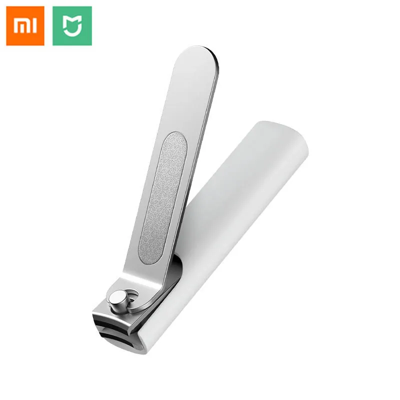 Xiaomi Mijia Stainless Steel Nail Clipper With Anti splash cover Trimmer Pedicure Care Nail Clippers Professional File