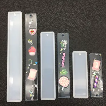 

3pcs Rectangle Bookmark Silicone Resin Mold For Jewelry Crafts Making DIY Bookmark Crafts Decorating Jewelry Findings