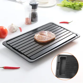 

Thaw Plate Fast Defrosting Tray Thaw Plate Cleaner Frozen Meat Defrost Food Thawing Plate Board Kitchen Accessories