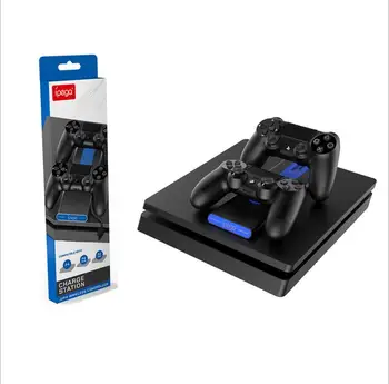 

Ipega Portable Dual Controller Charger For PS4 Pro Slim Accessories Touch Wireless Bluetooth Gamepad Charging Stand