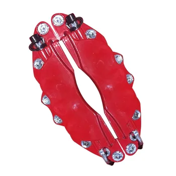 

1pair Disc Easy Install Red Car Styling Heat Resistant ABS Left Right Caliper Clamp Universal 3D Auto Accessory Brake Cover