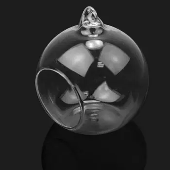 

Crystal Candlestick Glass Candle Holder Romantic Party Dinner Hanging Decor