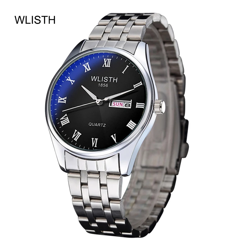 

WLISTH Couple Watch Business Quartz Luminous Steel Belt Men Watch Waterproof Belt Female Watch Women Watch