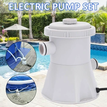 

1Set US Plug Electric Swimming Pool Filter Pump Water Pumping Machine Pools For Above Ground Pool Cleaning Tool