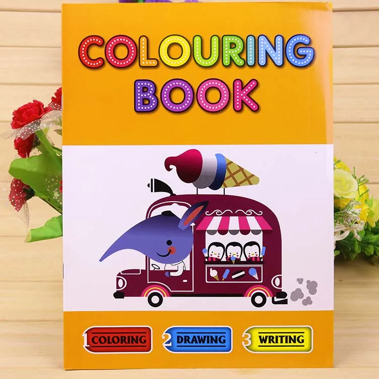 Английская детская раскраска книга для рисования детский сад 2-3-6 лет игрушки для рисования подарок - Цвет: Building