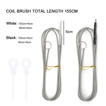 

Refrigerator Drain Dredge Long Flexible Refrigerator Scrub Brush Flexible Refrigerator Coil Brush