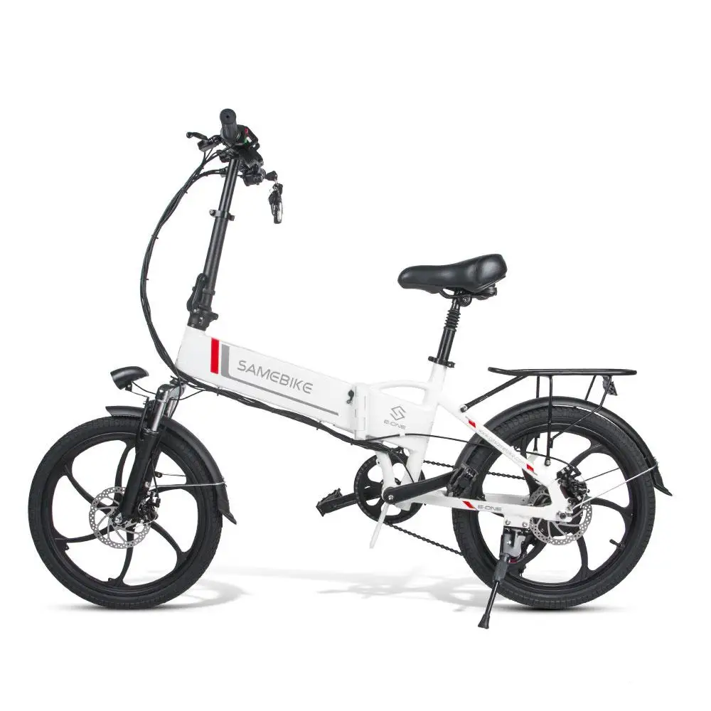 Складной двухколесный электроскутер SAMEBIKE электрический велосипед с одним