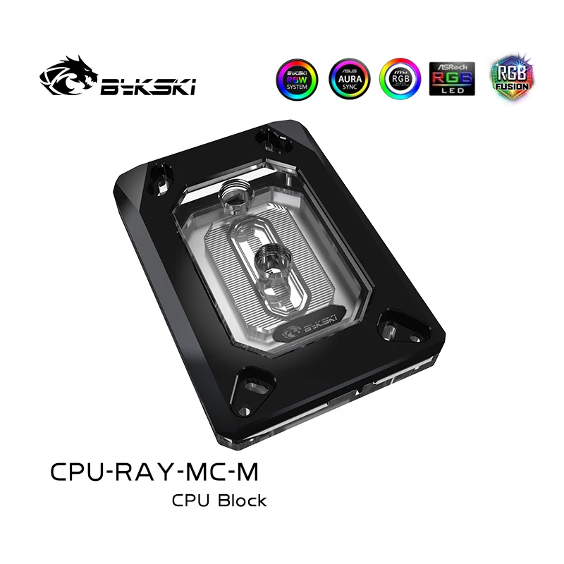 Bykski Cpu-ray-mc-m Bloco de Água do Refrigerador da Cpu do Radiador de Refrigeração de Água para Amd Ryzen Ryzen5 Ryzen7 Threadpipper Am3 Am2 Fm2 Fm1