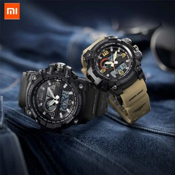 

New xiaomi mija outdoor Double display digital watch Original imported movement Multi-function dial Dual time display waterproof
