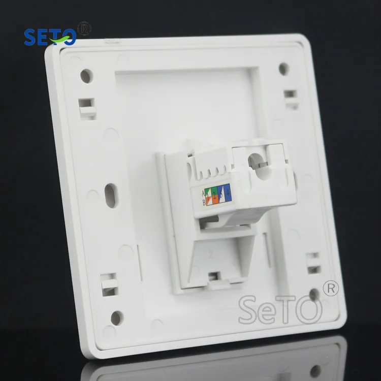 SeTo 86 Type RJ45 Cat6 Gigabit Network Ethernet LAN Panel Outlet Wall ...