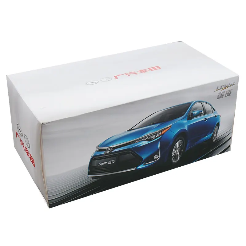 1:18 Масштаб литья под давлением модели автомобилей Toyota Lewin versin в красном/оранжевом цвете с небольшим подарком