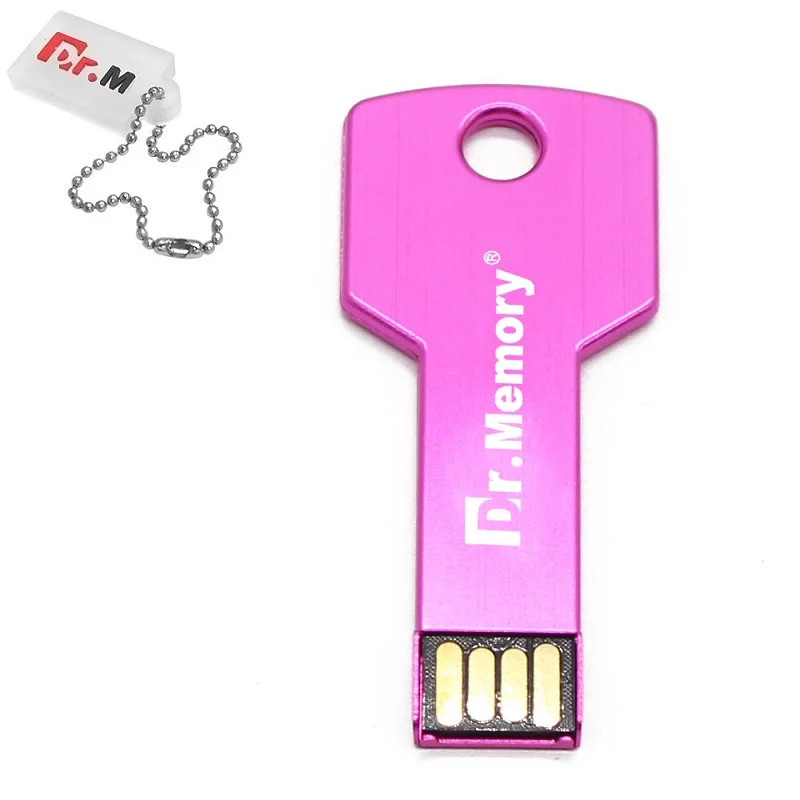 Pink USB флеш-накопители с цветными клавишами, 32 ГБ, мультиинструменты, металлическая флешка, 64 ГБ, реальная емкость, 4 ГБ, 8 ГБ, 16 ГБ, 32 ГБ, 64 ГБ, USB карта памяти, U диск - Цвет: Pink