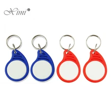 100 pces tk4100 125 khz chave cópia não regravável mf ic f1108 keyfobs rfid tag anel cartão de proximidade token acesso