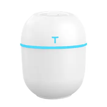 

Mini Usb Desktop Humidifier Mute Home Office Car Fine Mist Rechargeable Mini Humidfier Egg Shape Breathing Lamp