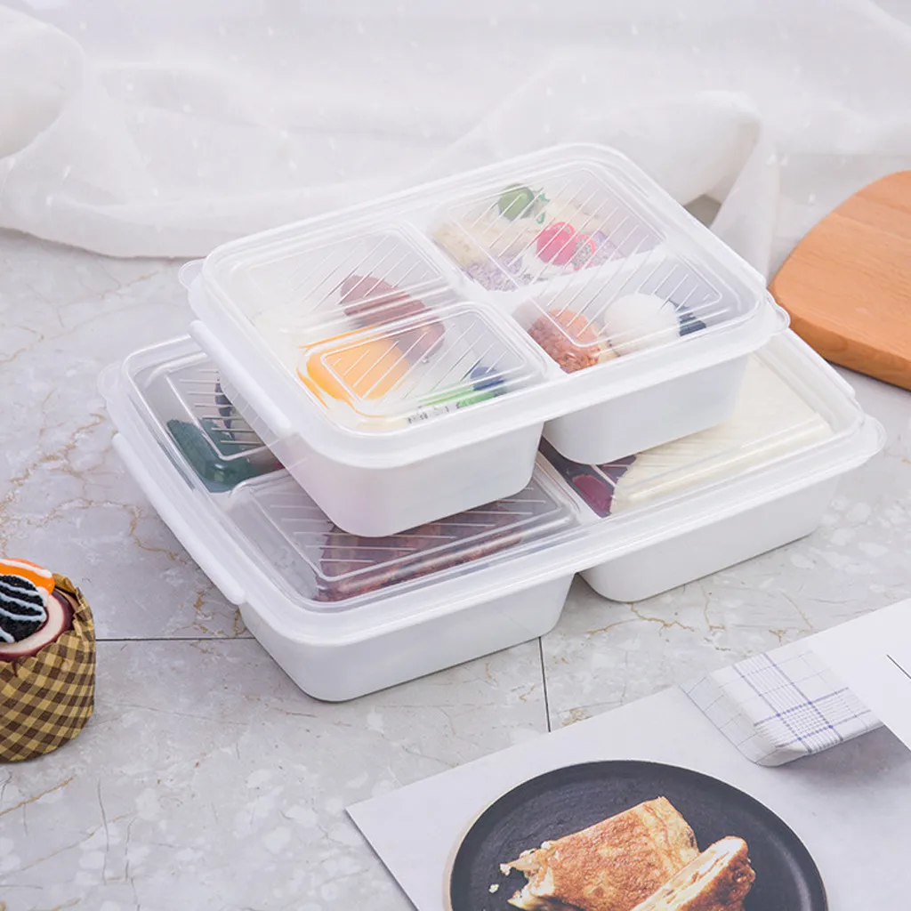 

Microwave Japanese Microwave Bento Box Wheat Straw Child Lunch Box Leak-Proof Bento Lunch Box For Kids School Food Container #QQ