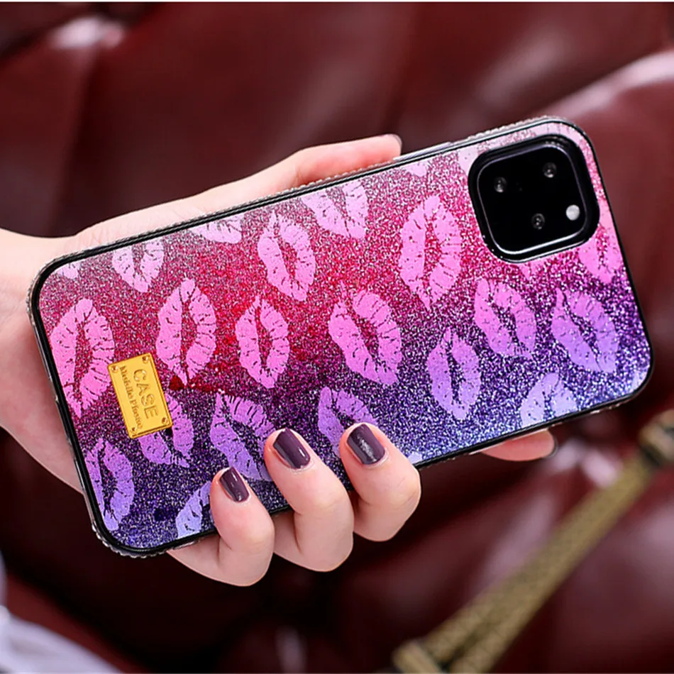 Чехол на айфон 7 11 6s 8 Pro 6 XS Max XR X Plus чехлы case no apple logo чехол для телефона с блестками и принтом губ Для iPhone задняя крышка мягкая силиконовая защитная оболочка без логотипа
