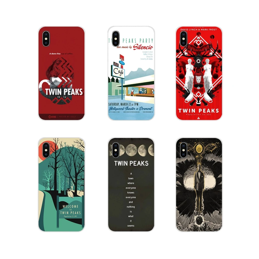 For Samsung A10 A30 A40 A50 A60 A70 Galaxy S2 Note 2 3 Grand Core Prime Welcome To Twin Peaks tv show Transparent TPU Shell Case | Мобильные