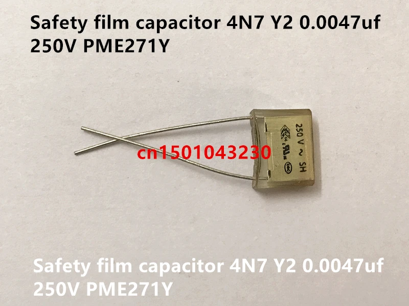 capacitor de filme seguranca original novo 01