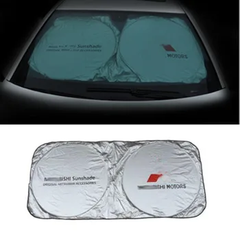 

Car Foldable Sunshades Front Windshield For Mitsubishi ASX Outlander Lancer 3000GT Diamante Eclipse ENDEAVOR Expo LRV Galant RVR