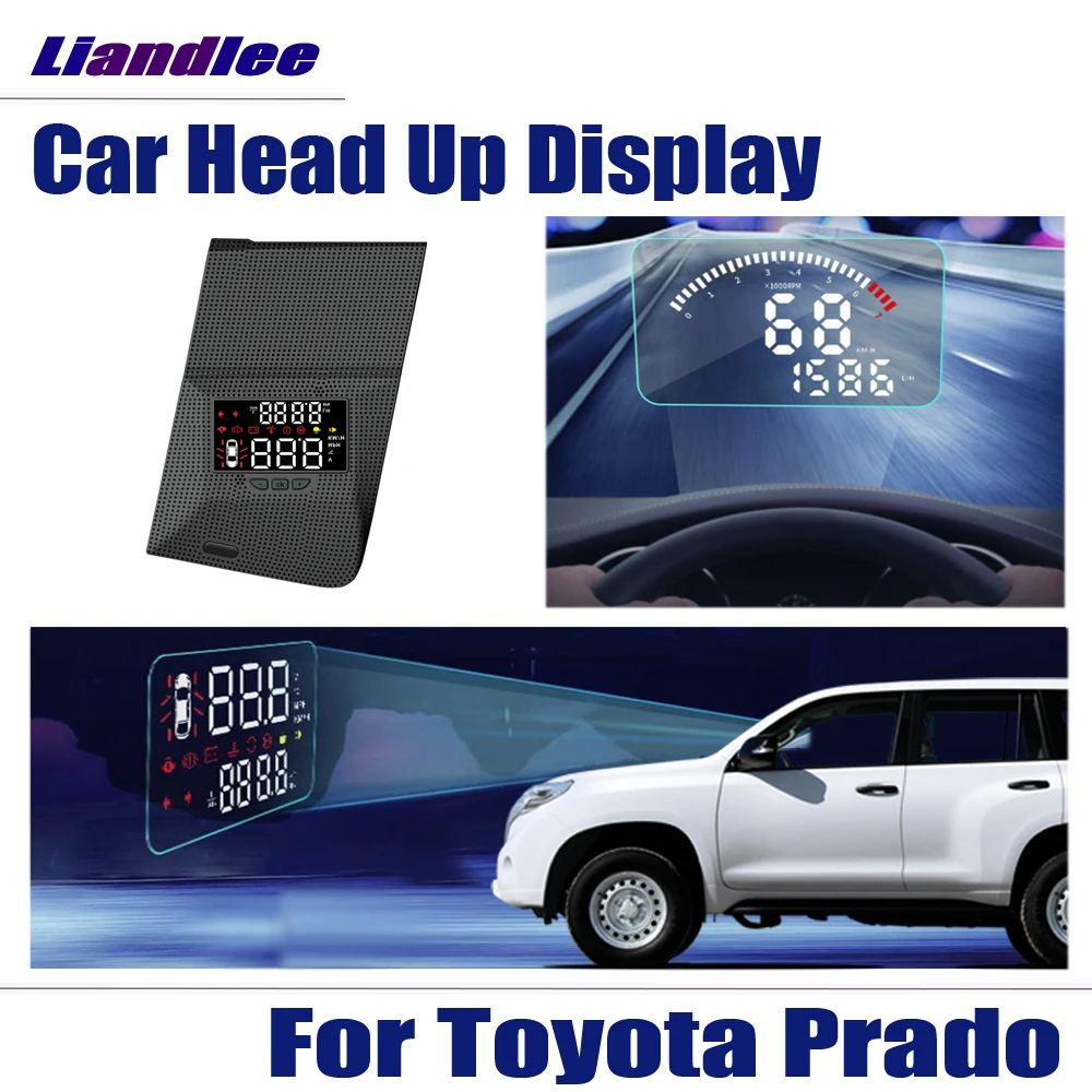 

For Toyota Prado 2009 2010 2011 2012~2017 Safe Driving Screen OBD Speedometer Projector Windshield Car HUD Head Up Display