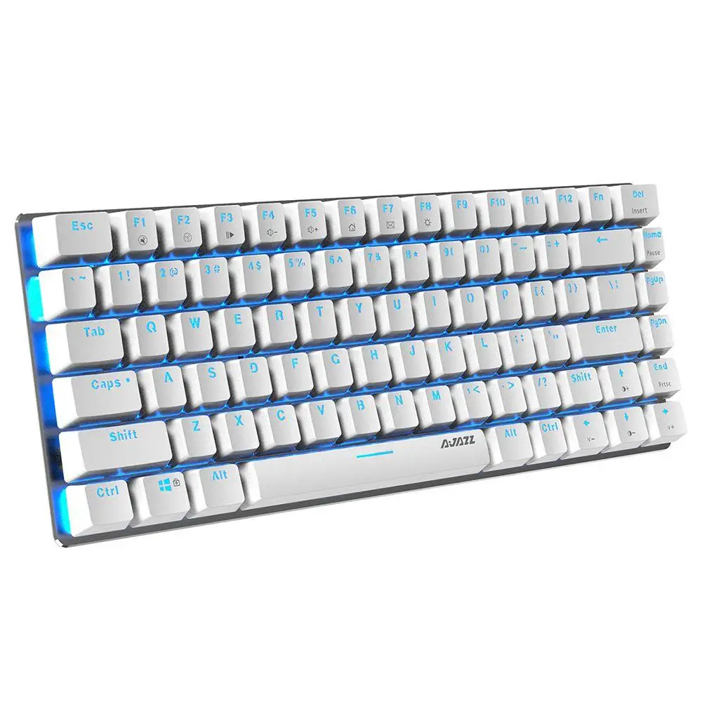 Ajazz AK33 82 игровая механическая клавиатура русская/английская раскладка Подсветка
