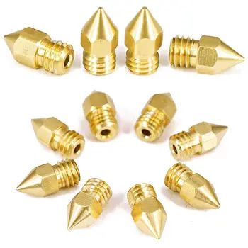 

22 Pieces 3D Printer Nozzles, Mk8 Extruder Nozzle 0.2Mm, 0.m, 0.4Mm, 0.5Mm, 0.6Mm, 0.8Mm, 1.0Mm Extruder Print Head For 3D Pri