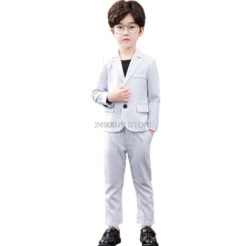 

Boys Formal Jacket+ Pants 2pcs Wedding Suit Japan Kids Gentleman Birthday Dress Children Party Costume Clothing 2-12T