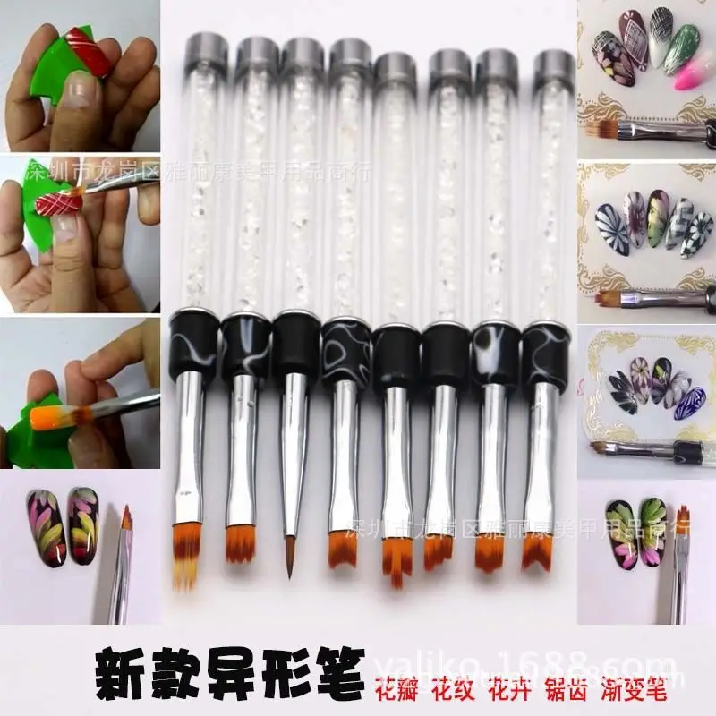 Внешняя торговля ebay горячие продажи наклейки для ногтей оптом водяные наклейки для ногтей маникюра Цветочные наклейки 50 один случай разный